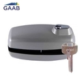 Gaab TEMPERED GLASS DOOR LOCK - 
ORDINARY KEY GREY GAB-T180-00